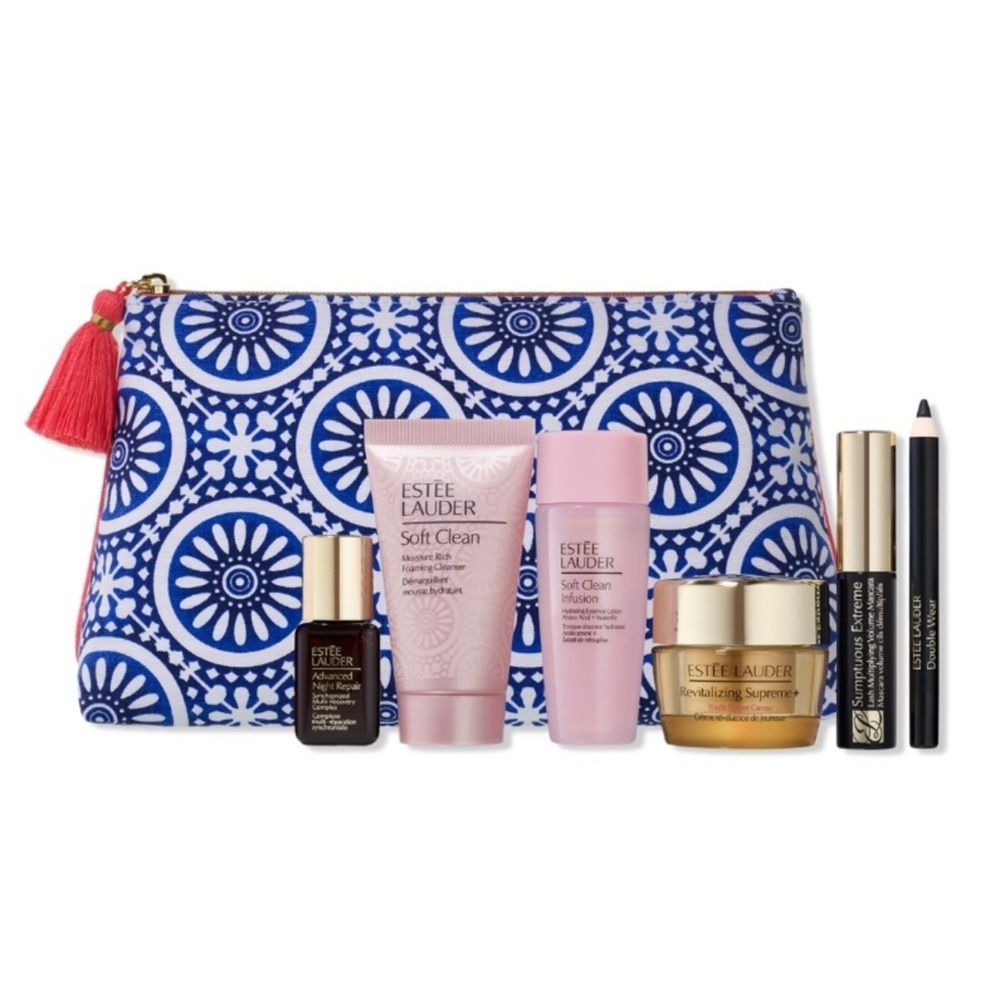 Estēe Lauder 7-piece sample skincare & makeup set